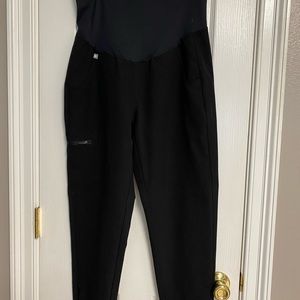 Figs black scrub maternity pants (HOLD)